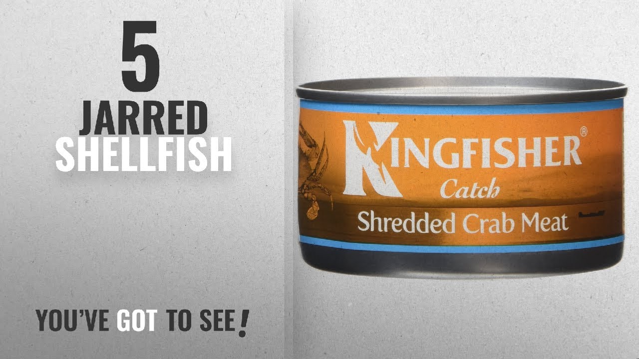 Top 10 Jarred Shellfish [2018] Kingfisher Shredded Crab Meat in Brine