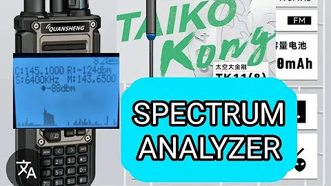 Quansheng TK-11 , Spectrum Analyzer