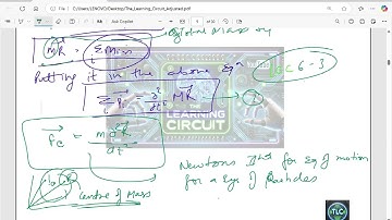MSc Physics | Lecture 6-C | Mechanics of a System of Particles | IGNOU Mph02 | The Learning Circuit