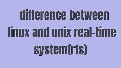 difference between linux and unix