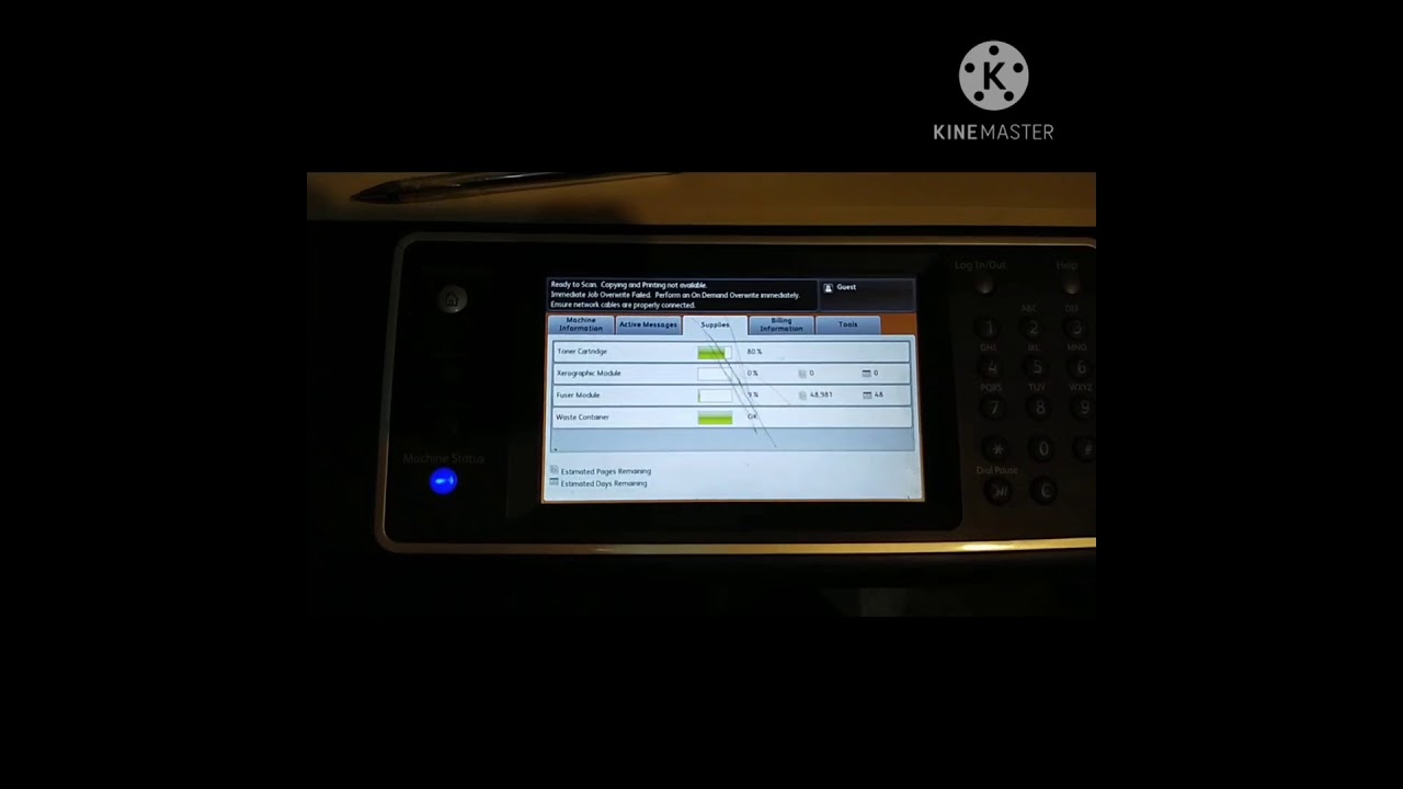 how to get Xerox 5855/5865/5875/5890 chip resat - YouTube
