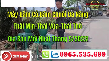Máy Băm Cỏ ,Băm Chuối 3 Chức Năng Cải Tiến Mới Nhất Tháng 5 Năm 2023 Có Giá Bao Nhiêu?