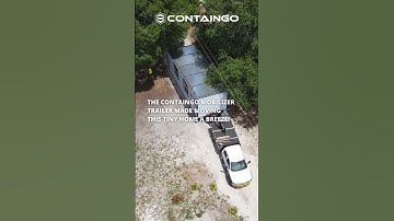 The ContainGo Mobilizer Trailer made moving this tiny home a breeze! | ContainGo