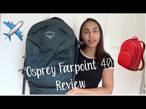 Video: Osprey Farpoint 40L ir ideāla rokas soma