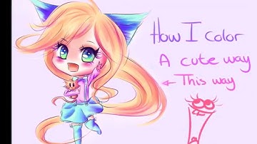 How I color  - Colour Tutorial in SAI
