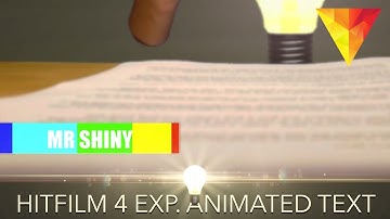 Hitfilm 4 Express - Creating Animated Lower Thirds Text