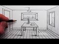 How to Draw a Room in 1-Point Perspective for Beginners ...