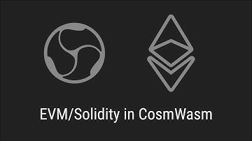 Solidity/Ethereum Smart Contracts On Any CosmWasm-Cosmos Chain [PART 1]