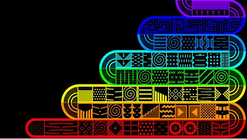 Climb The Rainbow Layers! - Obstacle Marble Race In Algodoo