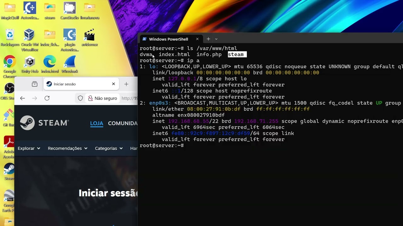 Ataque SQL Injection Site DVWA no TryHackMe segurança low