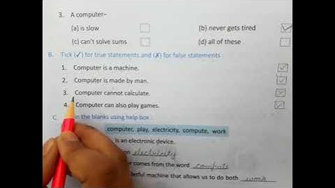 Class-I |Chapter-1 (Back Exercise Part-B True/False)| Lecture-9
