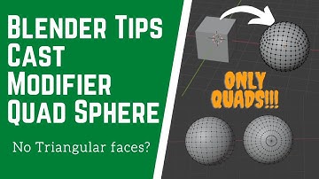 Blender Tutorial| Perfect Sphere with Quads in Blender 2.9 | Beginner Blender Tip
