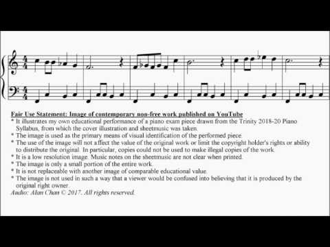 trinity tcl piano 2018 2020 grade 2 no 8 cleaver persian holiday persian violin sheet music