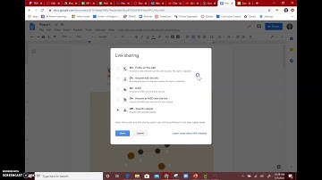 Making Google Doc Public