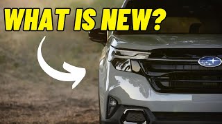 10 New Features On The 2025 Subaru Forester - 2024 Vs 2025