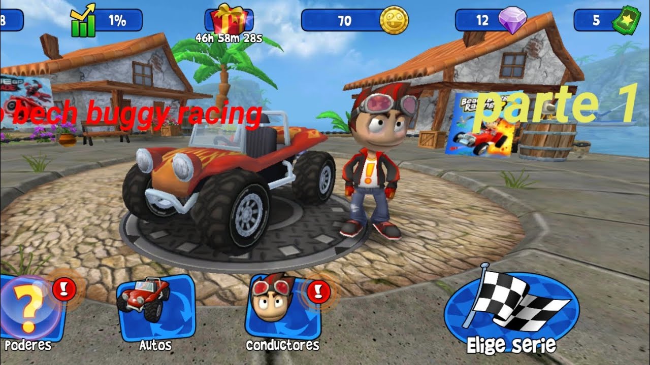 Jugando bech buggy Racing 1 parte 1