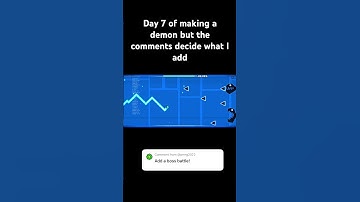 Making a demon day 7 but YOU decide what I add #shorts #gd