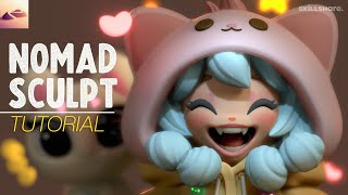 Advanced "Chibi" Character Design in Nomad Sculpt 1.76 | NEW* Skillshare Tutorial screenshot 3
