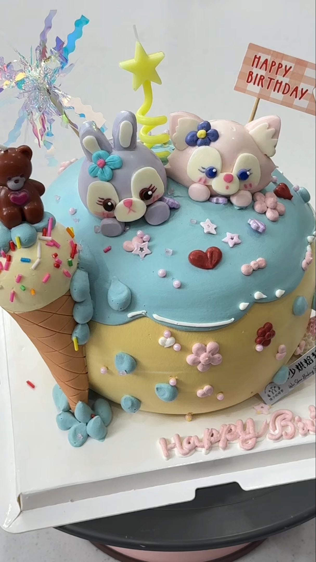 Cartoon Buttercream Style ins Cake I am a cake maker Cake? Cake Making Desserts Heal Everything