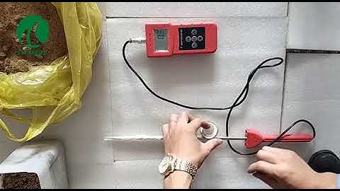 How to test the moisture in sea sand by MS350A moisture meter