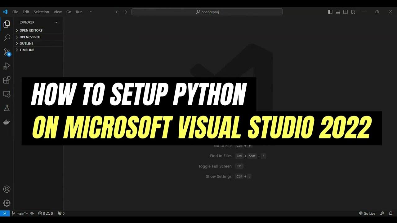 How to Setup Python on Microsoft Visual Studio 2022 | Easy Tutorial ...