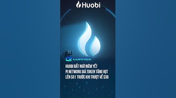Huobi bất ngờ niêm yết Pi Network, giá token tăng vọt lên $61 trước khi trượt về $38 #shorts