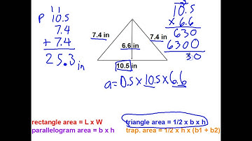 area and perimeter with decimals