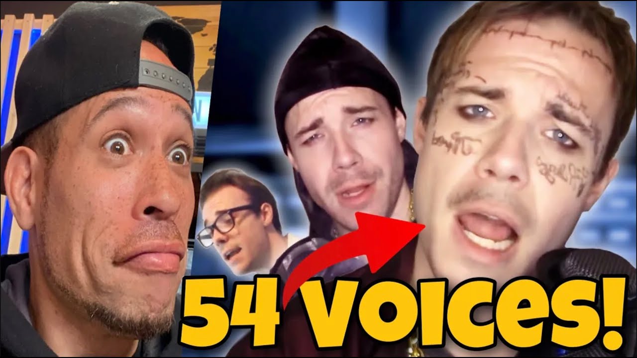 FIRST TIME EVER reaction to ONE GUY 54 VOICES With Music by Black Gryph0n HOLY SMOKE