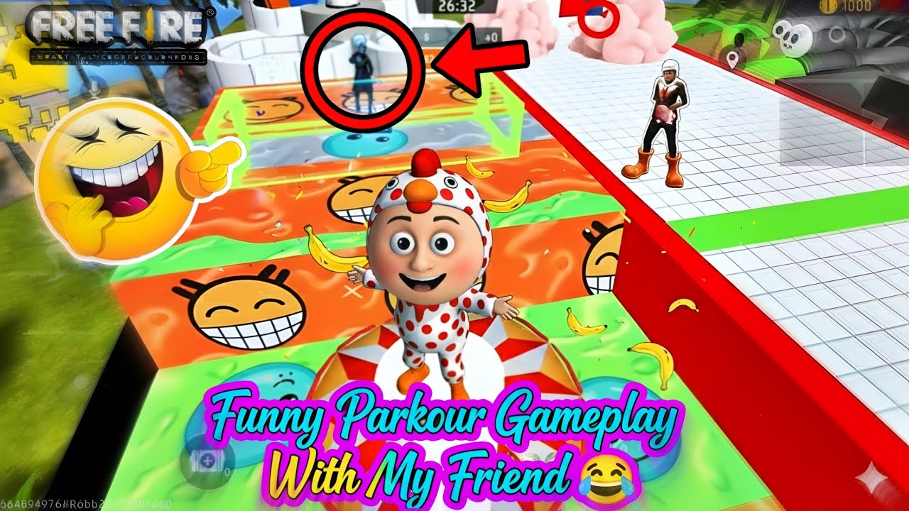 Funny Parkour Gameplay 😂 With my Friend ! New Parkour Ansh Arena ! 