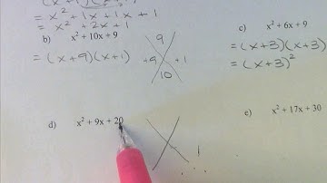 MFM2P Factoring Simple Trinomials