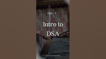 Intro to DSA