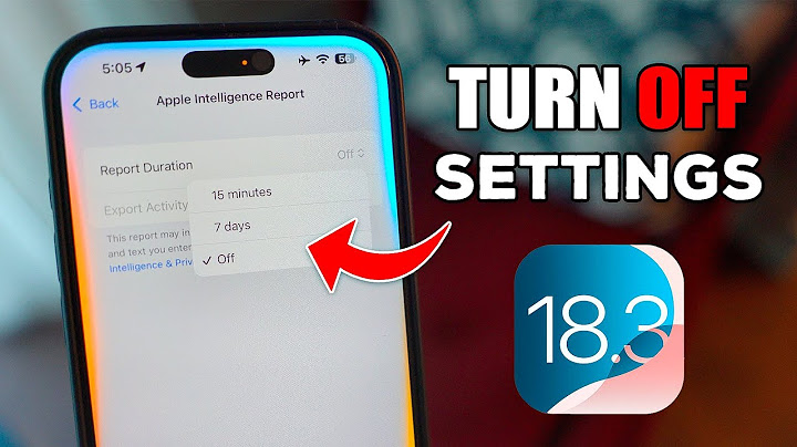 iOS 18.3 - 5 Settings You Need To Turn OFF Now!