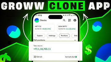 Groww Clone Apk| Groww Clone App Download| Free App Giveaway| Zerodha Kite Clone And More App|