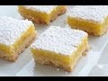 Lemon bars - cortadillos de limón
