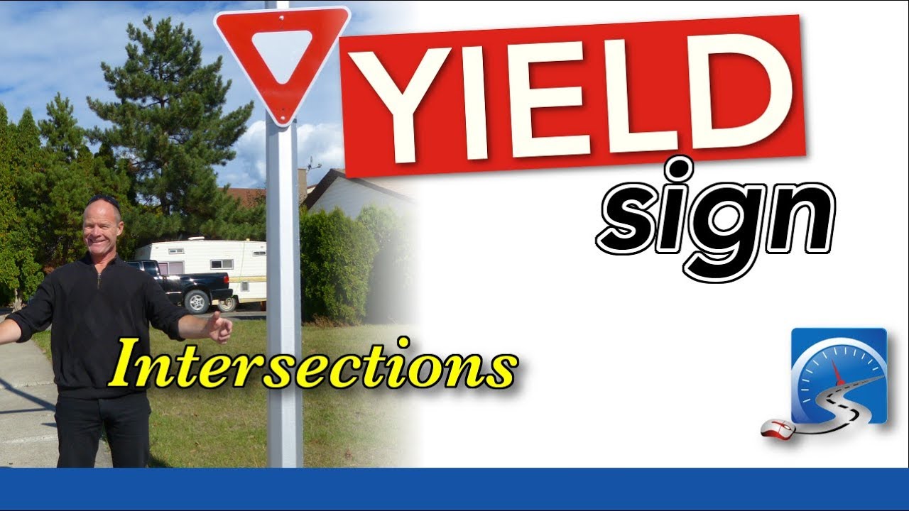 How To YIELD At Conventional Intersections To Pass Your Road Test YouTube