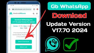 How To Download GB WhatsApp Latest Version 2024 | GB WhatsApp Download screenshot 5