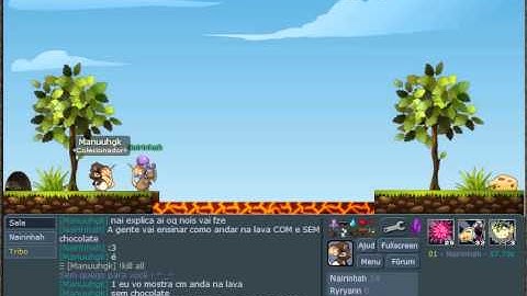 Como andar na lava - Transformice