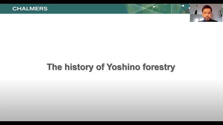 Ch 3 The history of Yoshino forestry