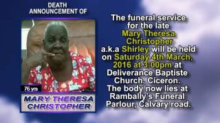 Mary Theresa Christopher short 2