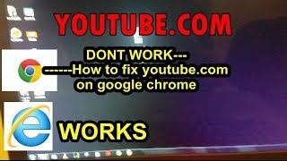 YOUTUBE.COM works on Internet Explorer browser but not on Google Chrome browser--HOW TO FIX THAT screenshot 5