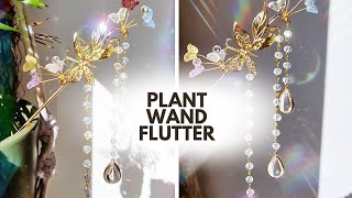 How to make a butterfly suncatcher plant wand - Flutter