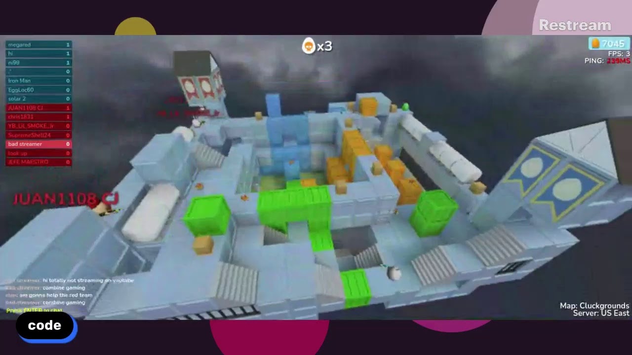 playing shell shockers with veiwers  sub goal is 50 !code or code