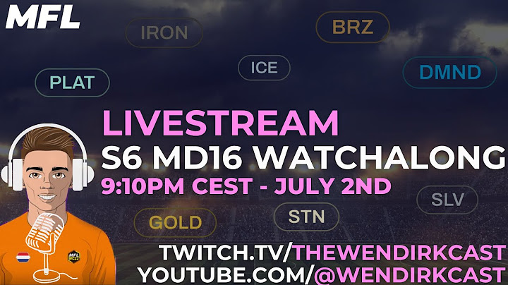 MFL Season 6 - Matchday 16 Watchalong! ⚽🍿