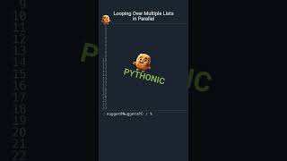#Python Looping Over Multiple Lists in Parallel | #DevNuggets
