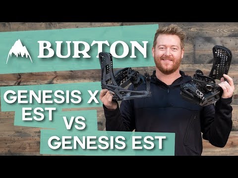 2018 Burton Genesis EST Vs Genesis X EST Snowboard Bindings - Comparison - TheHouse