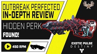 Destiny 2 Outbreak Perfected In Depth Review: HIDDEN PERK FOUND!