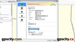 Measurement Units Settings in Garmin BaseCamp for Windows