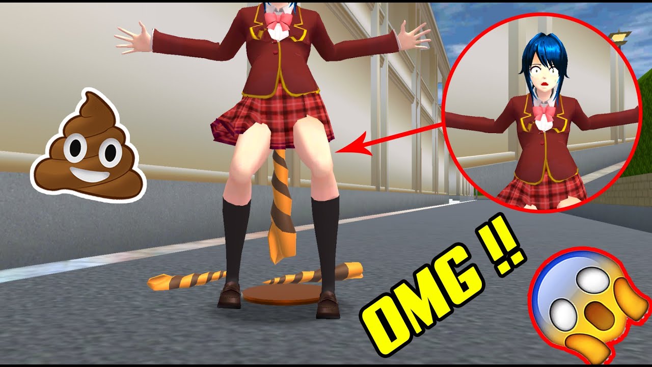 RINA EEK MENCRET DIJALANAN - SAKURA SCHOOL SIMULATOR