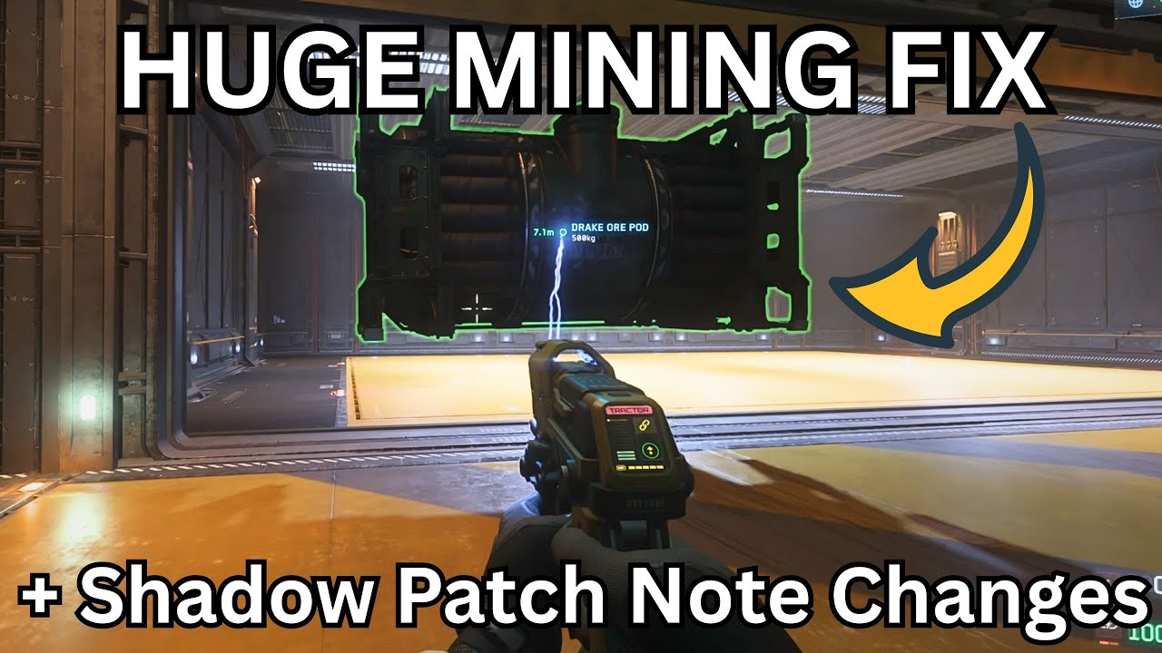 HUGE MINING BUG FIX + Shadow Patch Notes | Star Citizen 4.1.1 PTU - YouTube