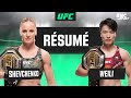 UFC 322 : Zhang Weili face à Shevchenko 🥊